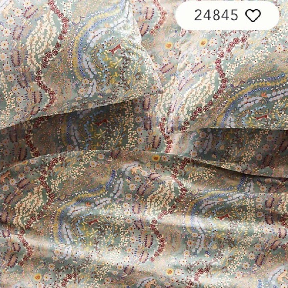 Anthropologie Organic Cotton Percale King Sheet Set NWT